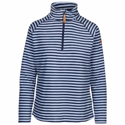 Trespass Womens Fleece Half Zip At100 Silvana - 8, Cool Blue