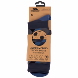 Trespass Unisex Mid-Length Sock Merino Wool Gareth - 7/11, Flint
