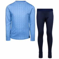 Trespass Unisex Kids Thermal Base Layer Set Alec - 11-12 Years, Cornflower