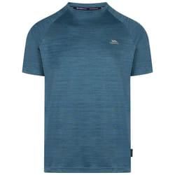Trespass Mens Activewear Top Quickdry Leecana - S, Bondi Blue Marl