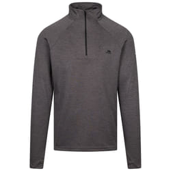 Trespass Mens Long Sleeve T-Shirt Valin - M, Black Marl