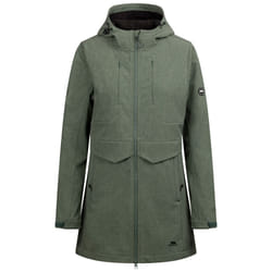 Trespass Womens Softshell Hooded Jacket - Aylmer - 16, Green Willow Marl