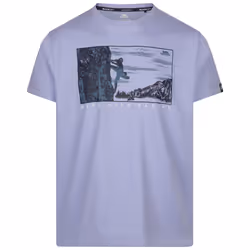Mens Casual Short Sleeve T-Shirt  Trodon - XL, Cool Blue