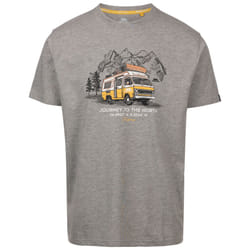 Trespass Mens Short Sleeve T-Shirt TP75 Tokso - L, Grey Marl