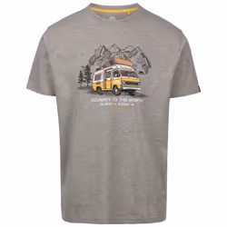 Trespass Mens Short Sleeve T-Shirt TP75 Tokso - M, Grey Marl