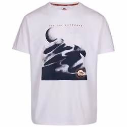 Trespass Mens Casual T-Shirt Short Sleeve Sagnay - XXL, White