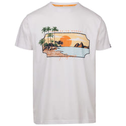 Trespass Mens Round Neck Casual T-Shirt Pendla - L, White
