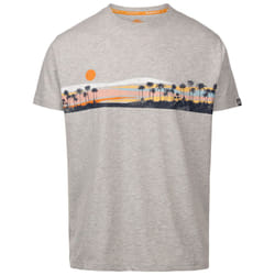 Trespass Mens Casual Short Sleeve T-Shirt Marmion - XXXL, Grey Marl