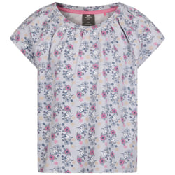 Trespass Girls Printed Top - Josey - 3 years to 4 years, Grey Skies