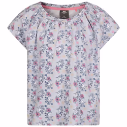 Trespass Girls Printed Top - Josey - 5 years to 6 years, Grey Skies