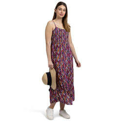 Trespass Womens Casual Maxi Dress Selena - 12, Navy Print