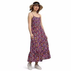 Trespass Womens Casual Maxi Dress Selena - 10, Navy Print