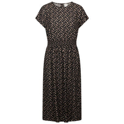 Trespass Womens Printed Round Neck Dress Susanne - 10, Black Print