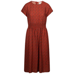 Trespass Womens Casual Printed Dress - Susanne - 8, Burnt Sienna Print