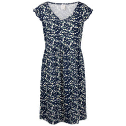 Trespass Womens Casual Printed Jersey Dress Gertha - 10, Navy Print