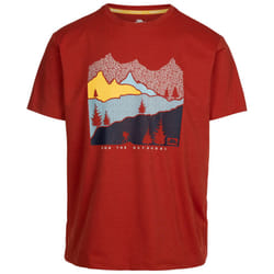 Trespass Mens Casual T-Shirt Short Sleeve Danub - 3XL, Salsa