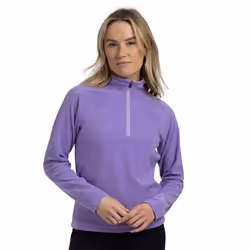 Trespass Womens Fleece Jacket With 1/2 Zip Skylar - 8, Wisteria