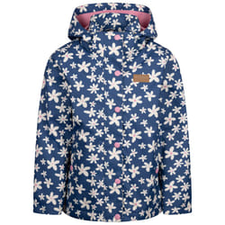 Trespass Girls Jacket Water Resistant Drippy - 5-6 Years, Bluetone
