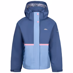 Trespass Girls Waterproof Jacket TP50 - Allora - 5 years to 6 years, Bluetone