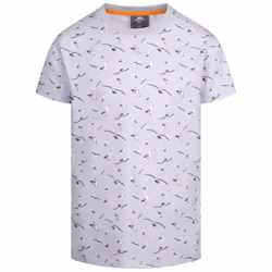 Trespass Boys Printed T-Shirt - Lochside - 11 years to 12 years, Grey Skies