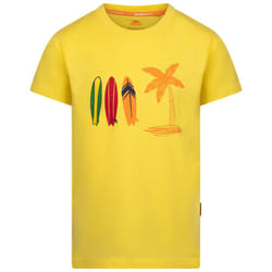 Trespass Boys Round Neck Printed T-Shirt Alltown - 11-12 Years, Yellow