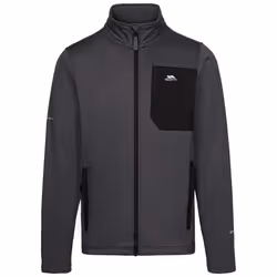 Trespass Mens Full Zip Fleece AT200 Arranfore - L, Storm Grey