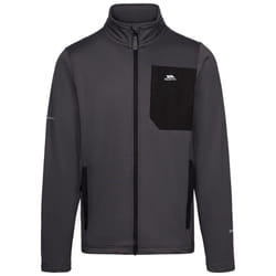 Trespass Mens Full Zip Fleece AT200 Arranfore - L, Storm Grey
