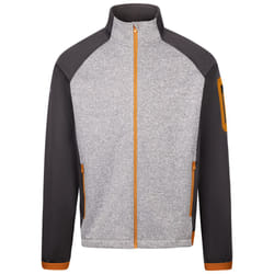 Trespass Mens Full Zip Fleece AT300 Foxearth - XL, Grey Marl