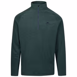 Trespass Mens 1/2 Zip Fleece Pullover Keynote - XL, Pine