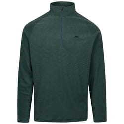 Trespass Mens 1/2 Zip Fleece Pullover Keynote - XXL, Pine