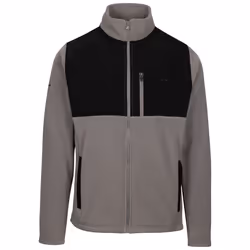 Trespass Mens Zip Fleece Airtrap AT100 Falkenham - L, Storm Grey