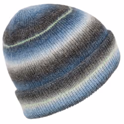 Trespass Unisex Hat Striped Knitted Beanie Chevron - One Size, Blue