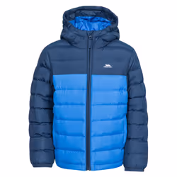 Trespass kids padded jacket Oskar B â quilted, hood - 7/8, Navy