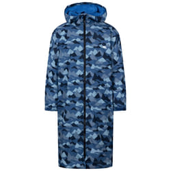 Trespass Dry Coat Outdoor Changing Robe Hudsan - S, Blue Camo