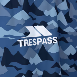 Trespass Dry Coat Outdoor Changing Robe Hudsan - S, Blue Camo