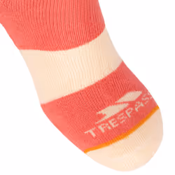 Trespass Womens 5 Pack Walking Socks - Wendall - 3/6, Indigo Tone / Heather Grey / Pink Haze