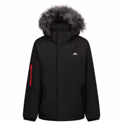 Trespass Boys Winter Kid Waterproof Jacket Braddan - 9-10 Years, Black