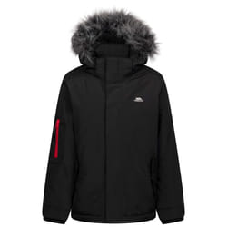 Trespass Boys Winter Kid Waterproof Jacket Braddan - 9-10 Years, Black