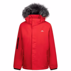 Trespass Boys Winter Kid Waterproof Jacket Braddan - 5-6 Years, Red
