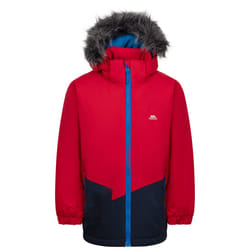 Trespass Boys Waterproof Jacket Coat Deen - 5-6 Years, Red
