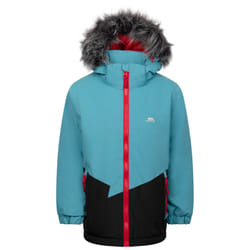 Trespass Boys Waterproof Jacket Coat Deen - 5-6 Years, Light Teal