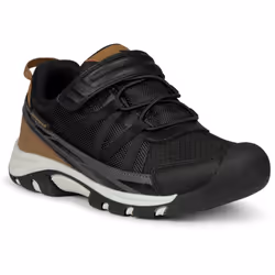 Trespass Kids Hook & Loop Strap Trainers Roan - 1, Black