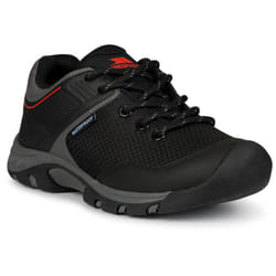 Trespass Kids Trainers Lace Up Sports Shoes Bevin - 3, Black / Red