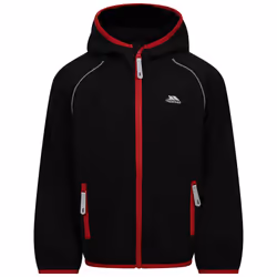 Trespass Kids Softshell Jacket Lightweight Belmoon - 11/12 years, Black