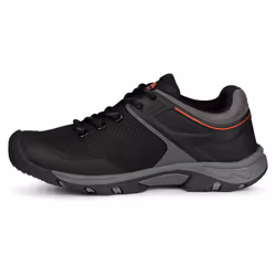 Trespass Kids Trainers Lace Up Sports Shoes Bevin - 4, Black / Red
