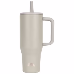 Trespass 1.2L Stainless Steel Travel Mug - Flip