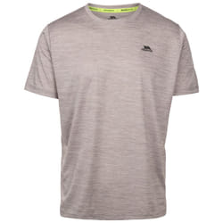 Trespass Mens Sports Activewear Top Kearsley - L, Platinum Marl