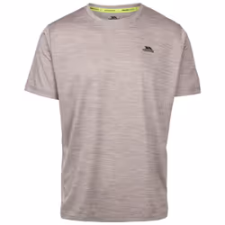 Trespass Mens Sports Activewear Top Kearsley - XL, Platinum Marl