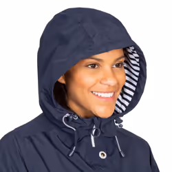 Trespass Womens Waterproof Jacket Flourish C - 10, Navy