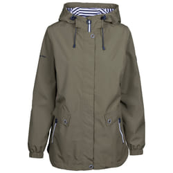 Trespass Womens Waterproof Jacket Flourish C - 14, Herb